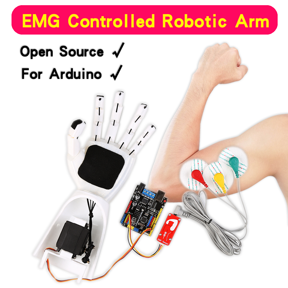 Robot Arm Kit - Sensor EMG lengan robot Sensor sinyal