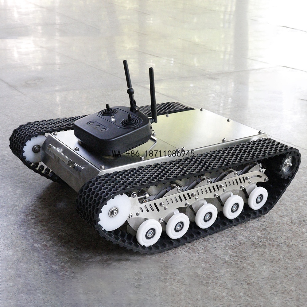 Robot Chassis - Platform Sasis Robot dengan Track Karet