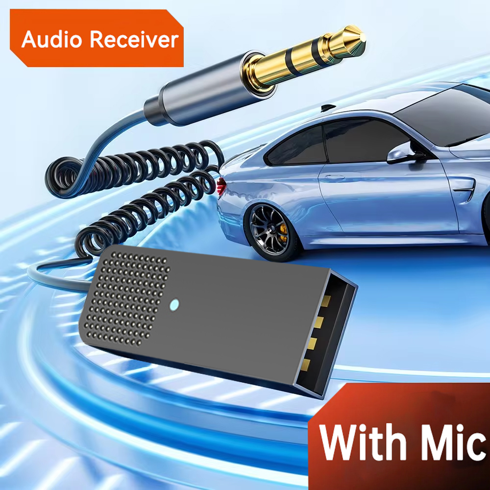 Robot Bluetooth Car - Adaptor AUX Mobil Bluetooth Upgrade Baru