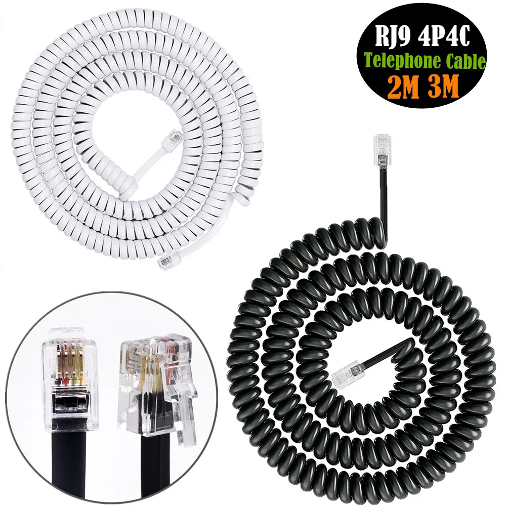 Robotics Kit - RJ9 4P4C kabel telepon, aksesori telepon