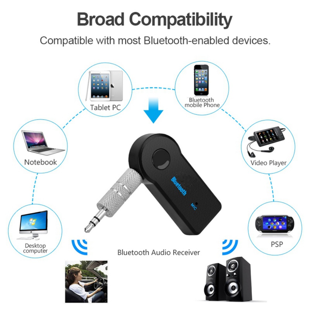 Robot Bluetooth Car - Adaptor Penerima Bluetooth 5.0 Nirkabel 2