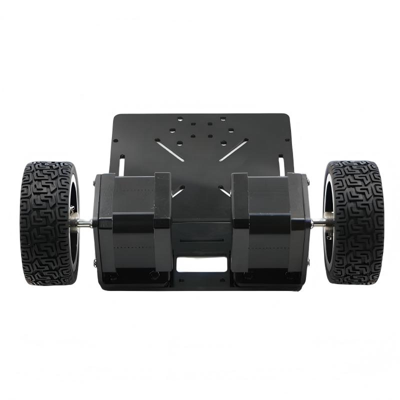 Tracked Robot Chassis - Mobil Robot 3WD dengan Motor DC/Stepper,