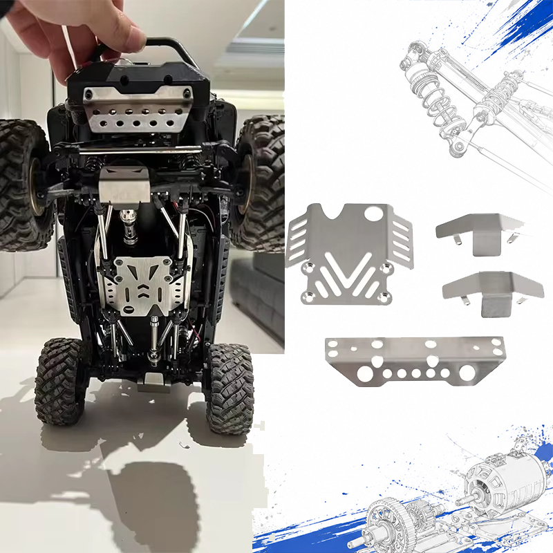 Robot Car Kit - 1/10 RC Crawler, Set Perlindungan Lengkap