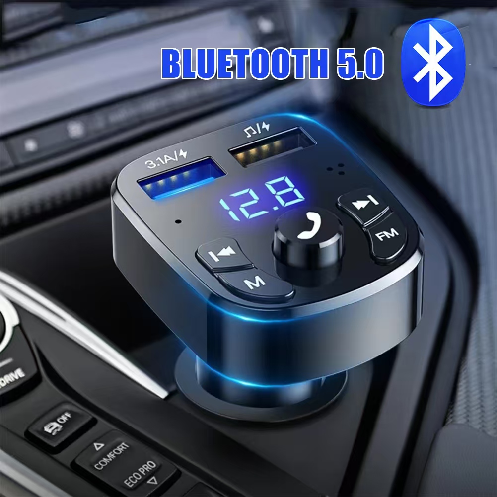 Robot Bluetooth Car - Pemancar FM 5.0 Kompatibel dengan Bluetooth