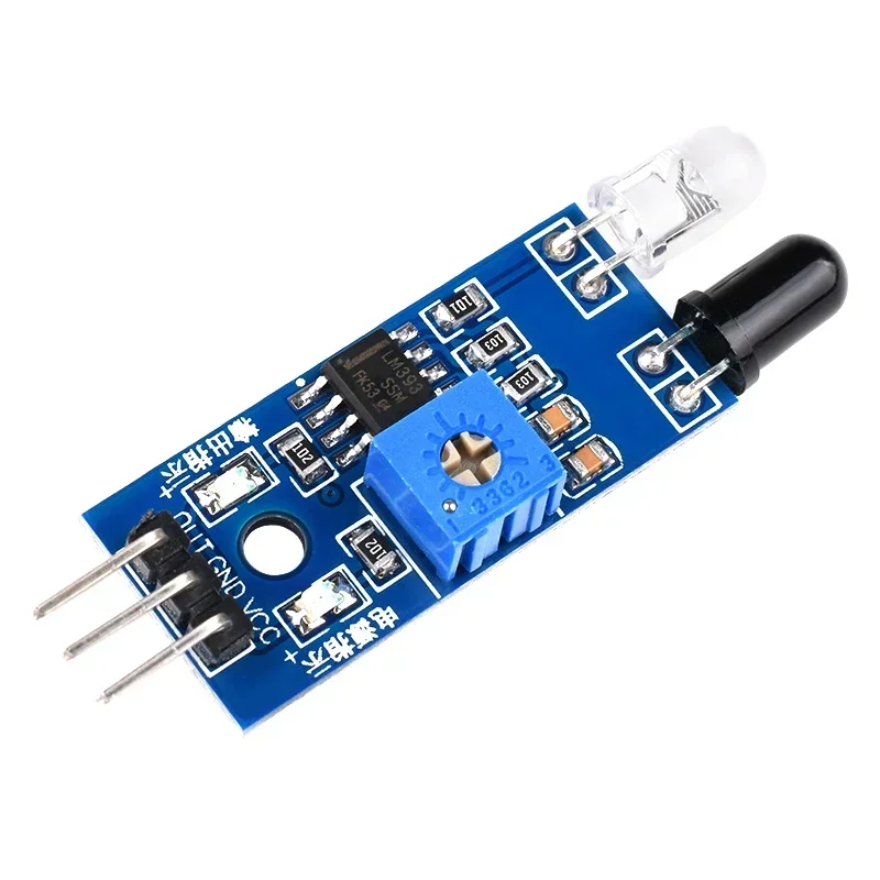 Infrared Obstacle Sensor - 10PCS Modul Sensor Penghindar Rintangan Inframerah