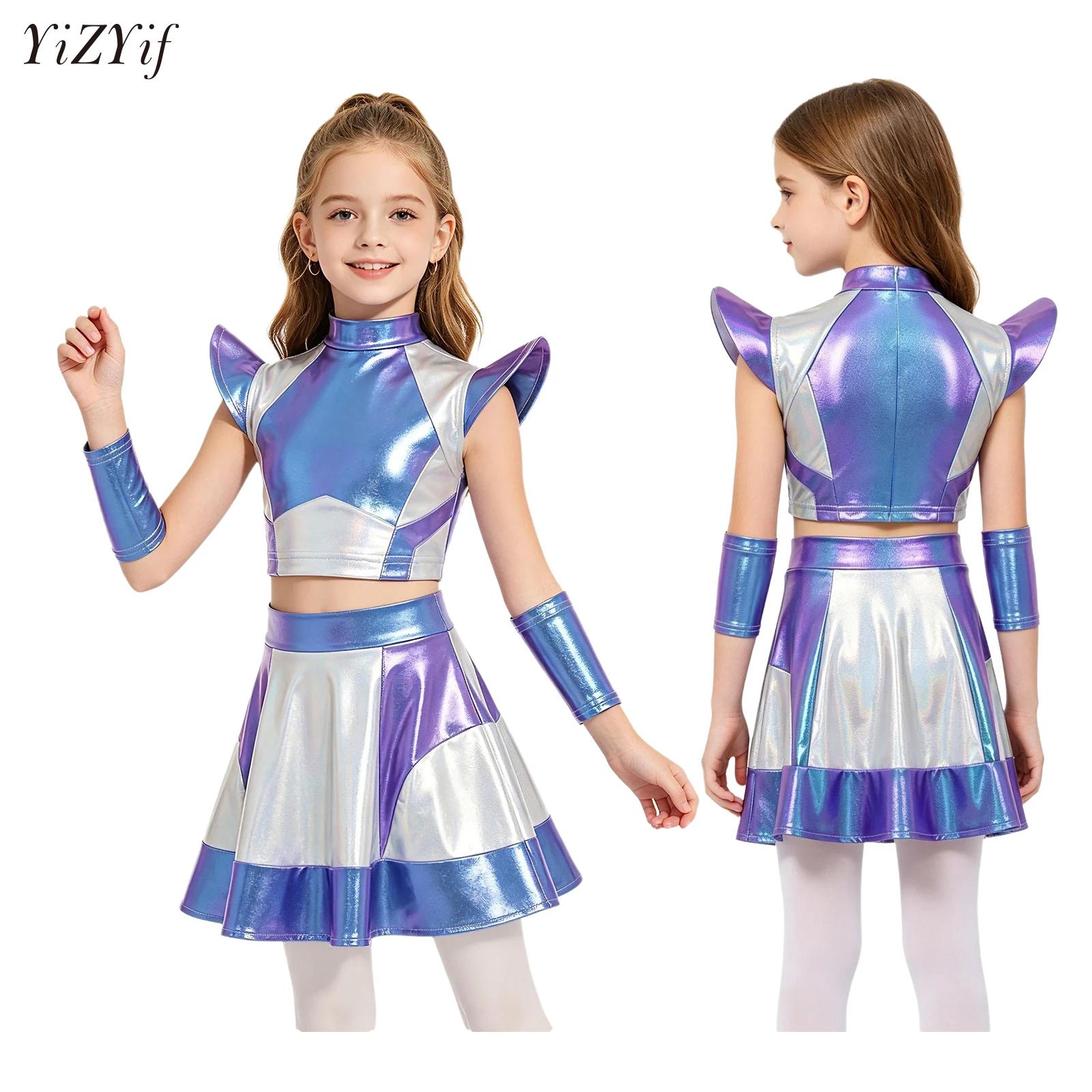 Robotics Kit - Kostum Cosplay Alien Gadis Besar Halloween
