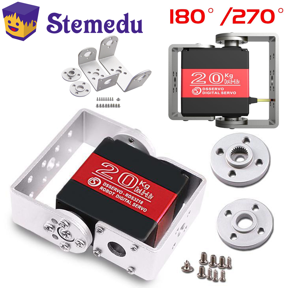 Servo Bracket - RDS3218 20KG 180/270 derajat Dual Shaft