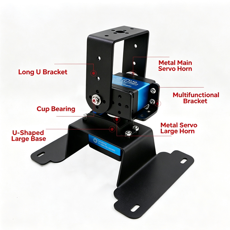 Kit Braket Pan Tilt 2 DOF, Set - Pan Tilt Bracket ulasan dan harga