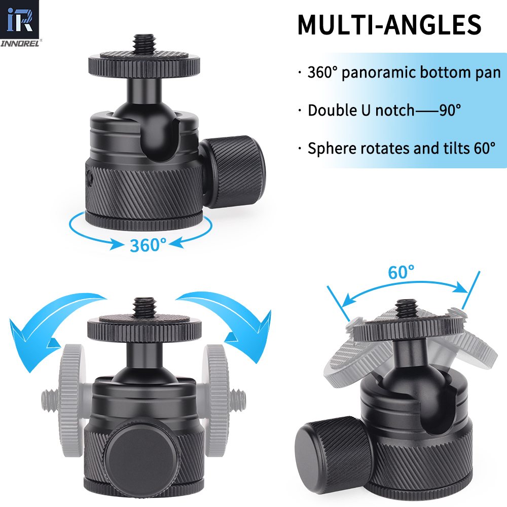 Kepala Bola Mini-INNOREL C19 K - Pan Tilt Bracket ulasan dan harga