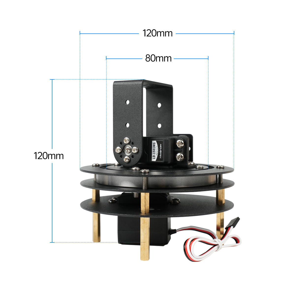 Kit Servo Digital Pan Tilt 2 D - Pan Tilt Bracket ulasan dan harga