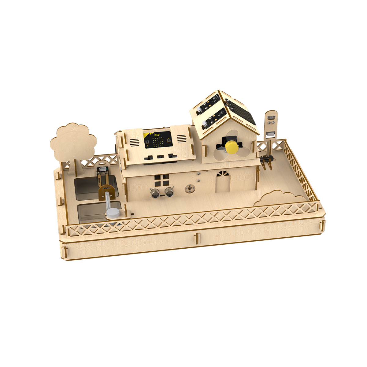 Hiwonder IoT Smart House Kit d - Microbit Robot ulasan dan harga