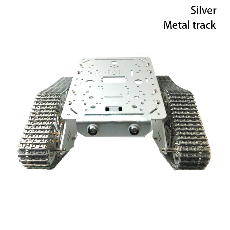 Rangka Tank 2WD dari Logam den - Tracked Robot Chassis ulasan dan harga