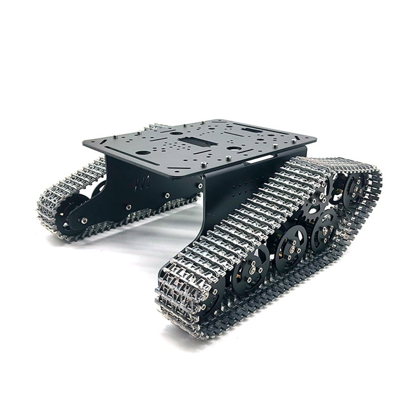 Rangka Tank 2WD dari Logam den - Tracked Robot Chassis ulasan dan harga
