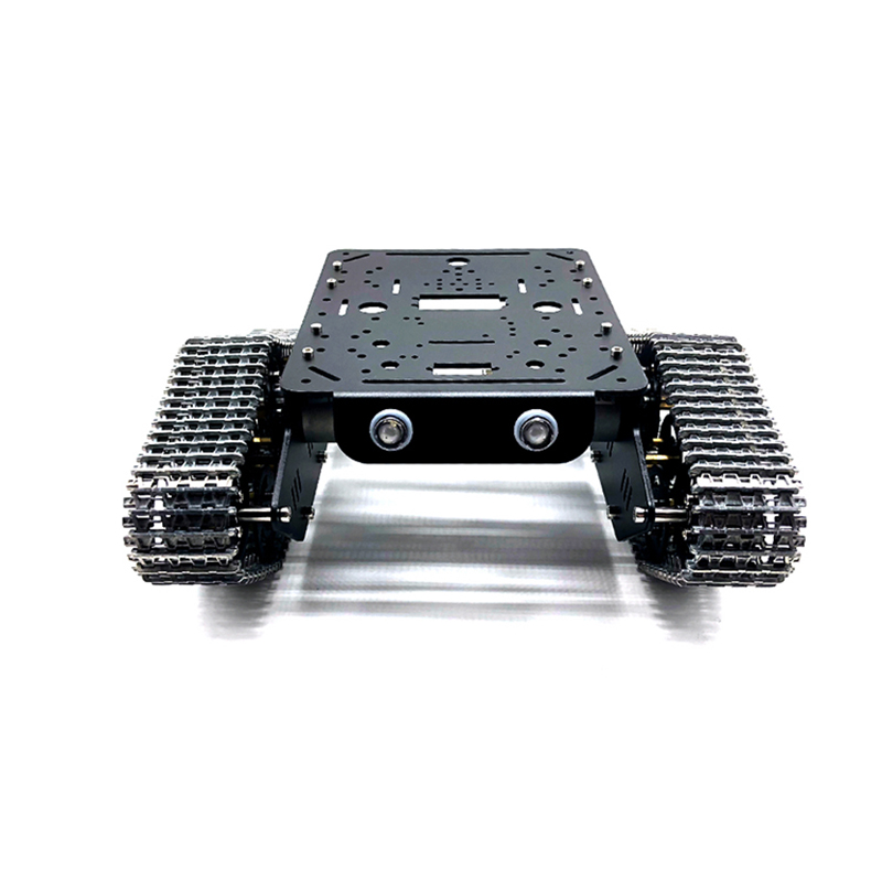 Rangka Tank 2WD dari Logam den - Tracked Robot Chassis ulasan dan harga