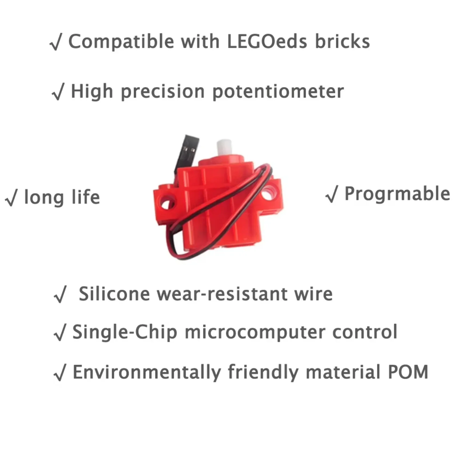 Geekservo Motor Merah 360 Dera - Microbit Robot ulasan dan harga