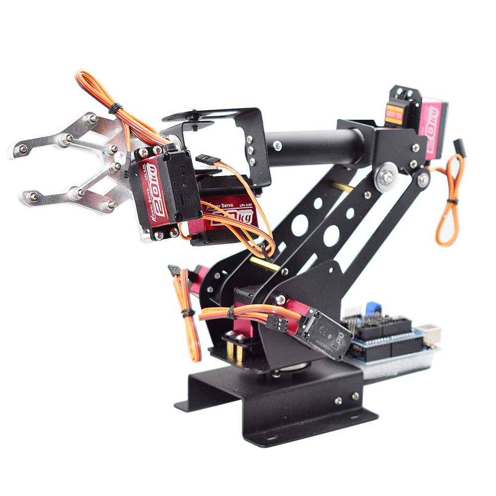 Kontrol Ps2 6 DOF Lengan Robot - Robot Gripper Claw ulasan dan harga