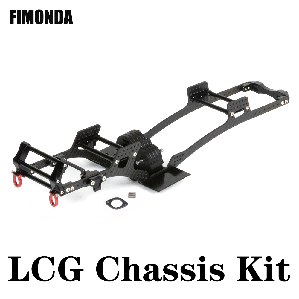 Kit sasis serat karbon LCG Fra - Robot Car Kit ulasan dan harga