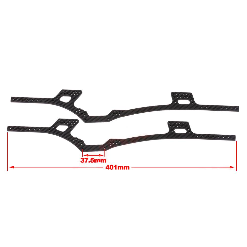 Kit sasis serat karbon LCG Fra - Robot Car Kit ulasan dan harga