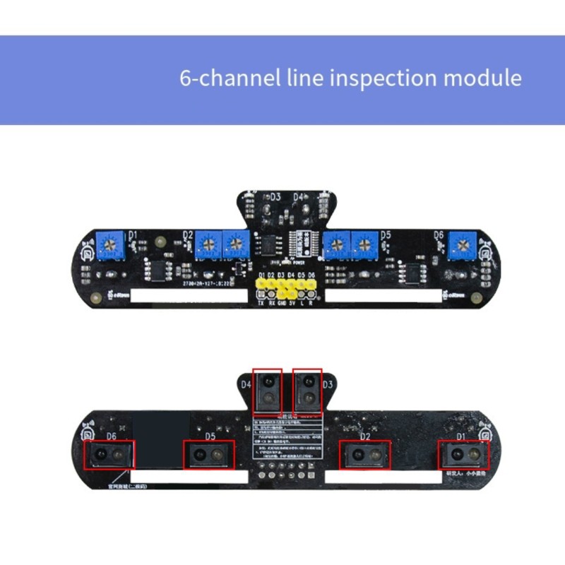Modul Pelacakan Inframerah 6 S - Robot Bluetooth Car ulasan dan harga