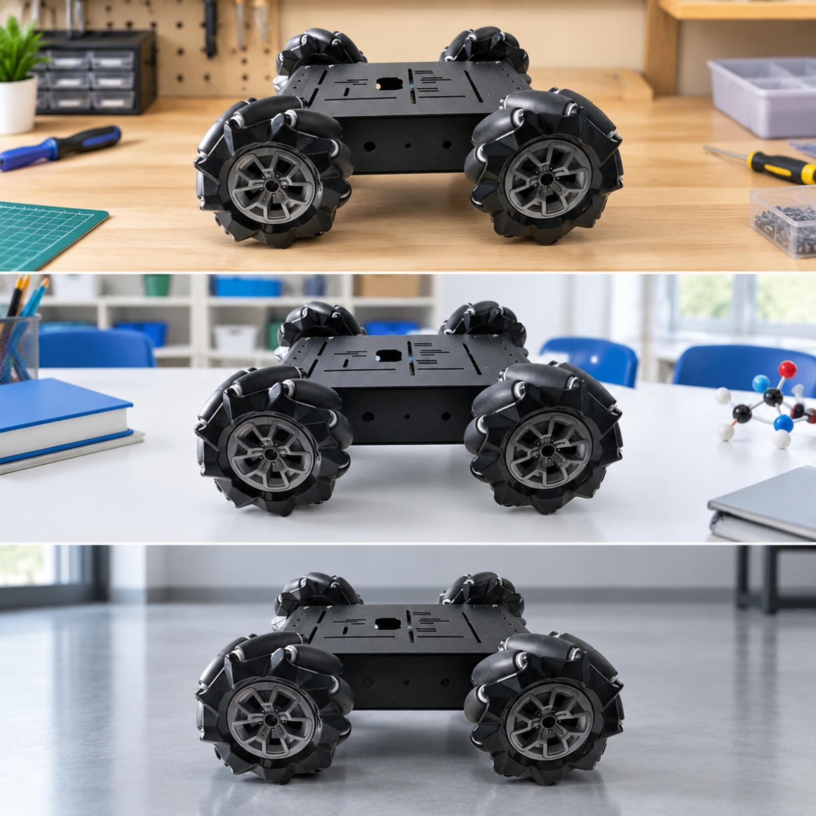 Rangka Sasis Mobil RC Multidir - Robot Chassis ulasan dan harga