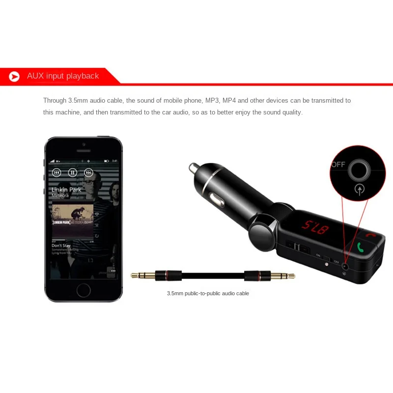BC06 Kit Mobil Pemancar Fm Kom - Robot Bluetooth Car ulasan dan harga