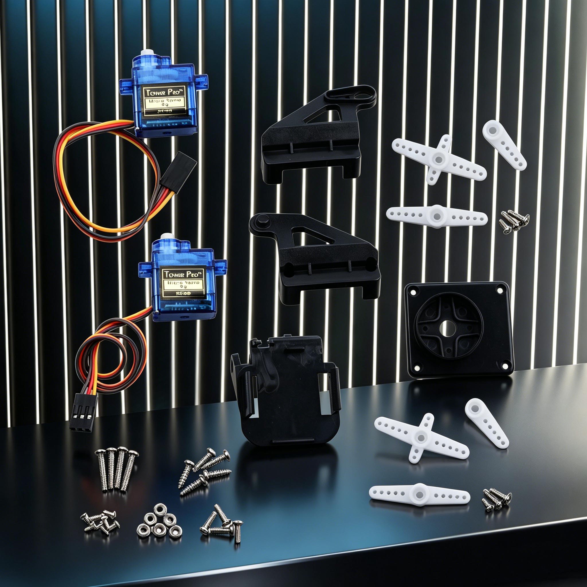 2 Sumbu Servo Gimbal Bracket F - Pan Tilt Bracket ulasan dan harga