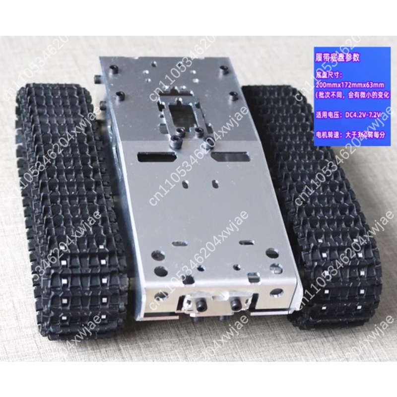 Kit Sasis Robot Crawler Plasti - Tracked Robot Chassis ulasan dan harga