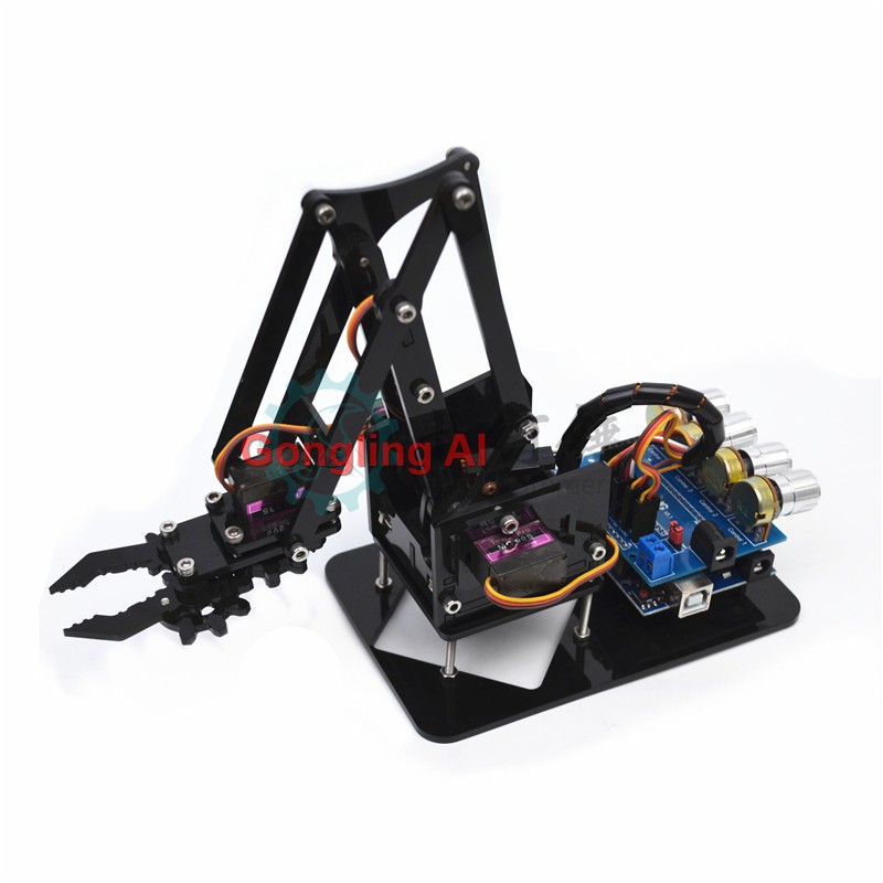 Kit Lengan Robot STEM 4 DOF Se - Robot Arm Kit ulasan dan harga