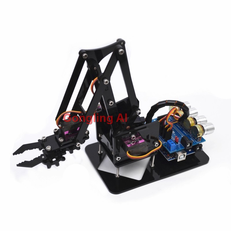 Kit Lengan Robot STEM 4 DOF Se - Robot Arm Kit ulasan dan harga