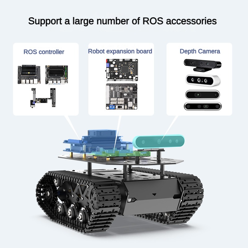 Sasis tangki peredam kejut kua - Tracked Robot Chassis ulasan dan harga