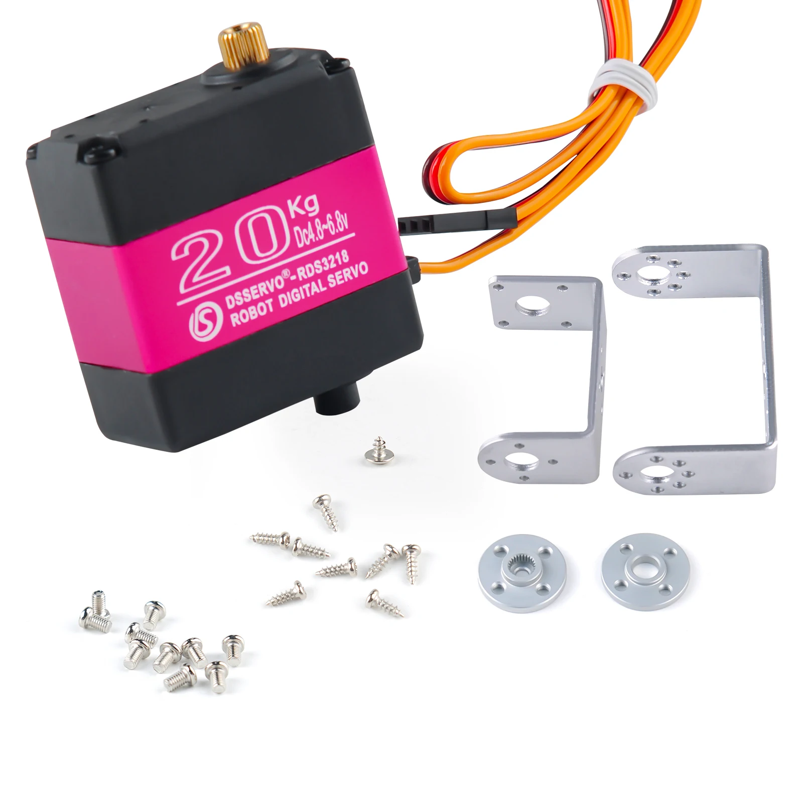 RDS3218 20KG 180/270 derajat D - Servo Bracket ulasan dan harga